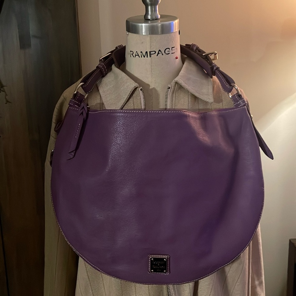 Dooney & Bourke Purple Shoulder Bag- NWOT - Picture 2 of 10